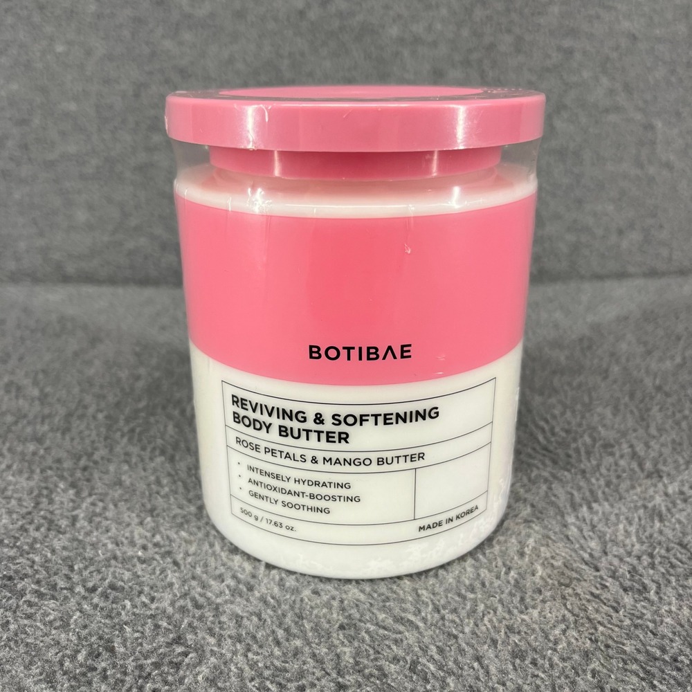 Botibae Reviving Softening Body Butter 17.63 oz Rose Petals Mango Butter New